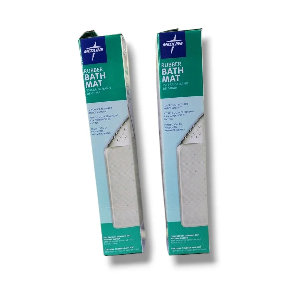 Medline Rubber Bathtub Bathroom Mat - 13.4